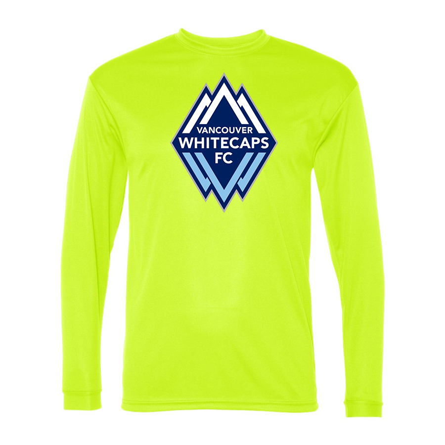 Men's Vancouver Whitecaps FC Polyester Long Sleeve T-Shirt